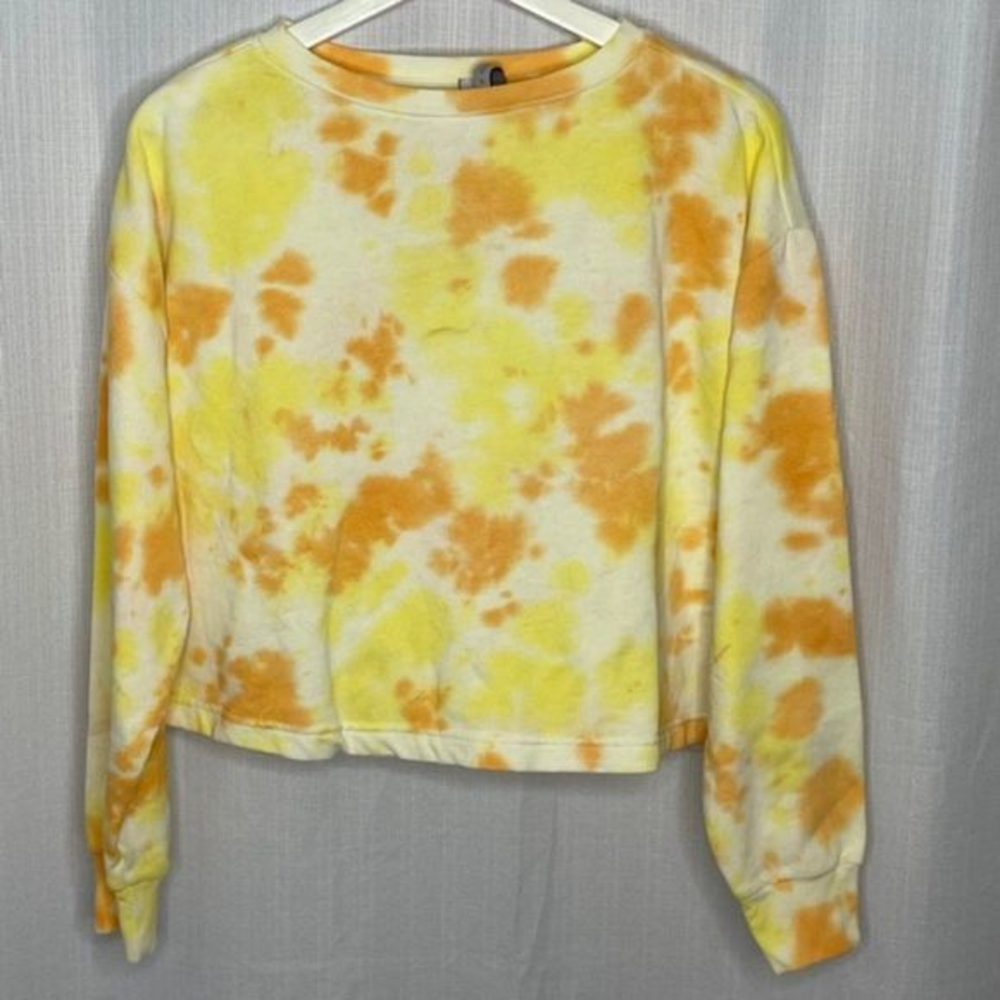 New Zella Bright Tie Dye Crop‎ Sweatshirt